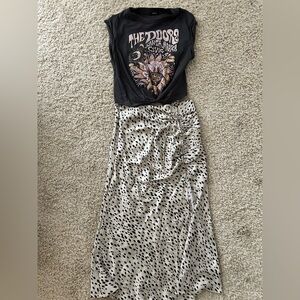 Micas shirt and skirt